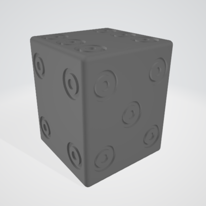 3D vikinga stavtärning 1 och 6 stl skärmbild.